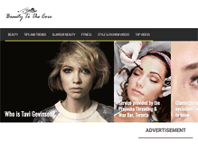 Tablet Screenshot of beautytothecore.com